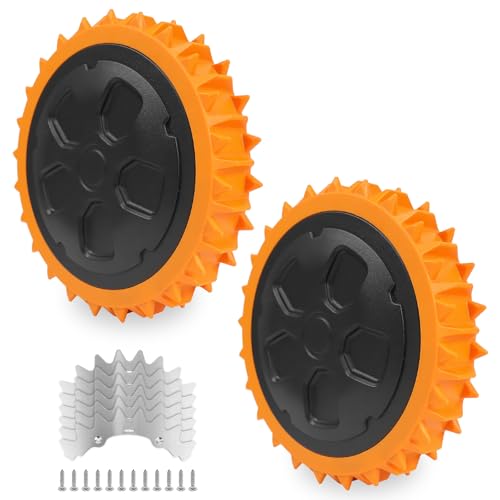 bruwaa Roues Pour Worx Landroid-Lestées tout-terrain, avec p