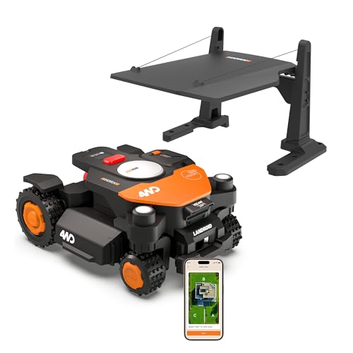 WORX Vision Cloud 4WD WR340E Robot Tondeuse 600 m² sans Fil 