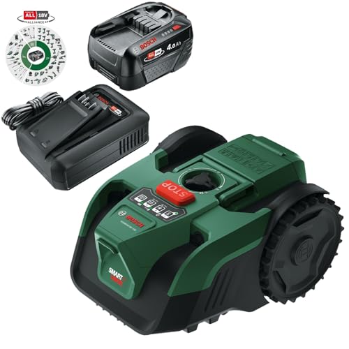 Bosch Tondeuse Robot sans Fil VISIMOW18V-100 (pour pelouse j