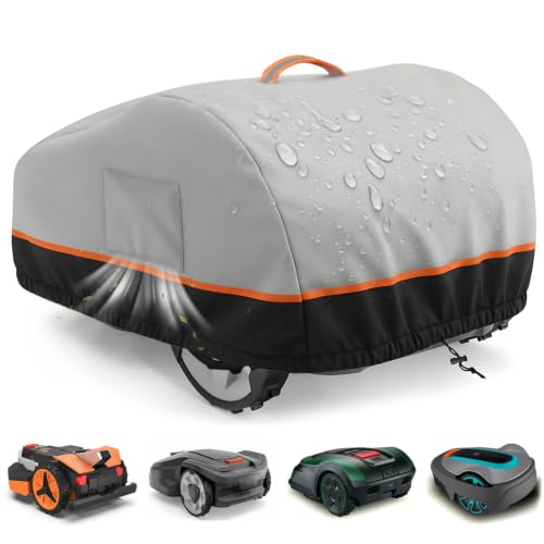 Housse de protection étanche 420D Oxford pour robot tondeuse