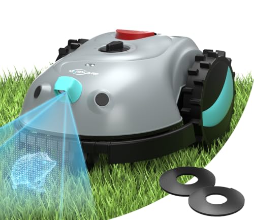 YARDCARE V100 Robot Tondeuse sans Fil Périphérique avec Navi