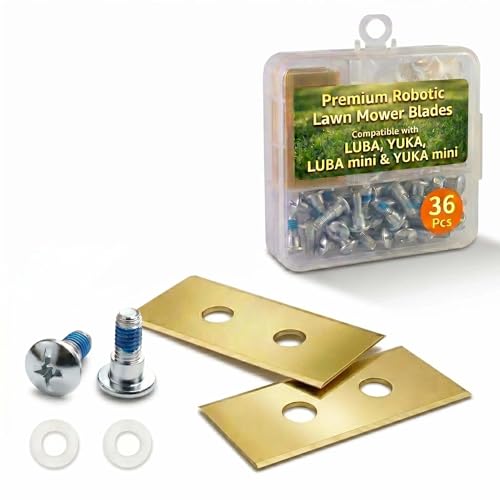 Leylve 36 Lames de Rechange en Titane 0,9 mm pour Tondeuse R