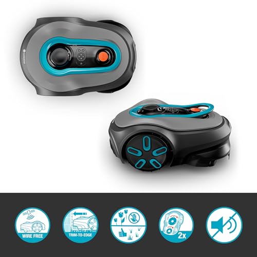 GARDENA Smart SILENO Free Set 750 m² Robot Tondeuse, sans Fi