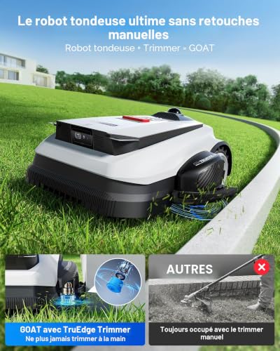 Ecovacs Goat A1600 LiDAR Pro Care Kit Robot Tondeuse + Garag
