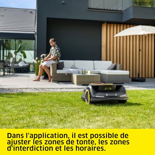 Kärcher Robot Tondeuse RCX 6, sans câble de délimitation, Su