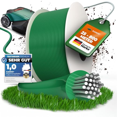 Cable Robot Tondeuse - Compatible Universel - Fil périphérique de qualité supérieure - Accessoires pour tondeuses des Marques Husqvarna, Gardena, Worx, Bosch et Yard Force